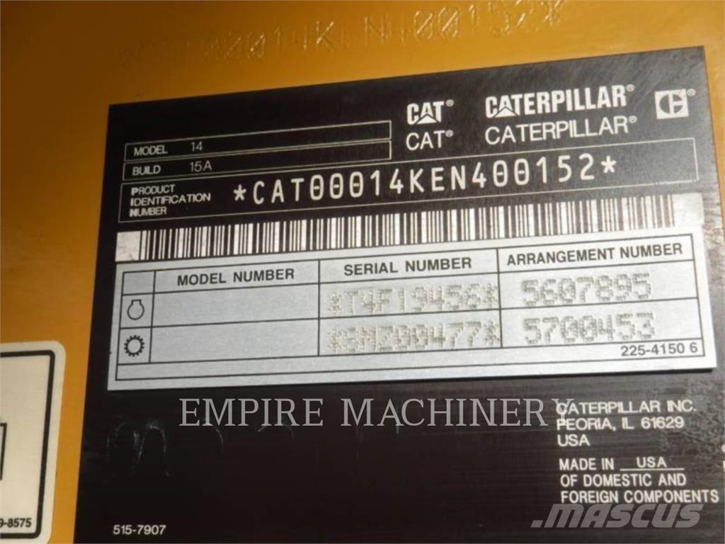CAT 14-15 معدات تمهيد الطرق