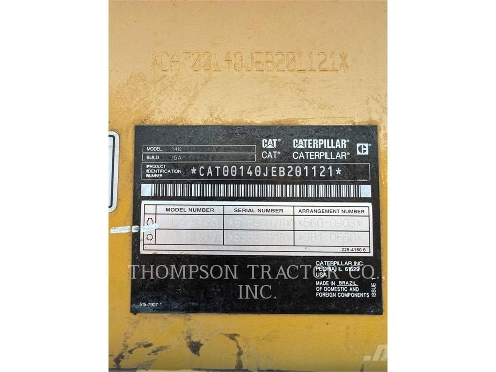CAT 140 معدات تمهيد الطرق