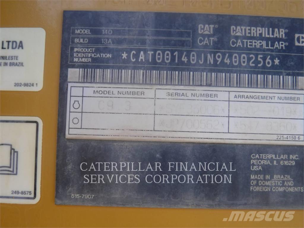 CAT 140-13 معدات تمهيد الطرق