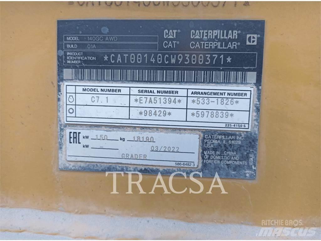 CAT 140 GC معدات تمهيد الطرق