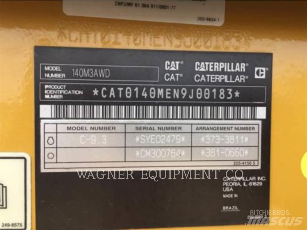 CAT 140M3 AWD معدات تمهيد الطرق