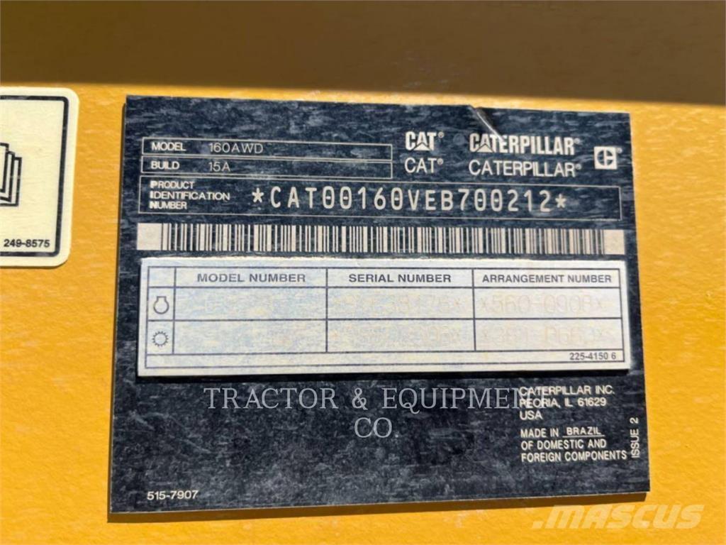CAT 160 AWD معدات تمهيد الطرق