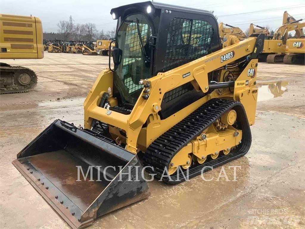 CAT 249D3 AQB لوادر انزلاقية التوجيه
