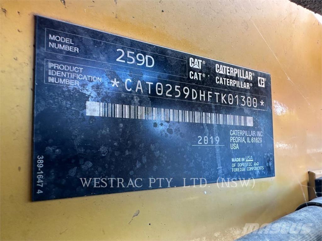 CAT 259D لوادر زحافة
