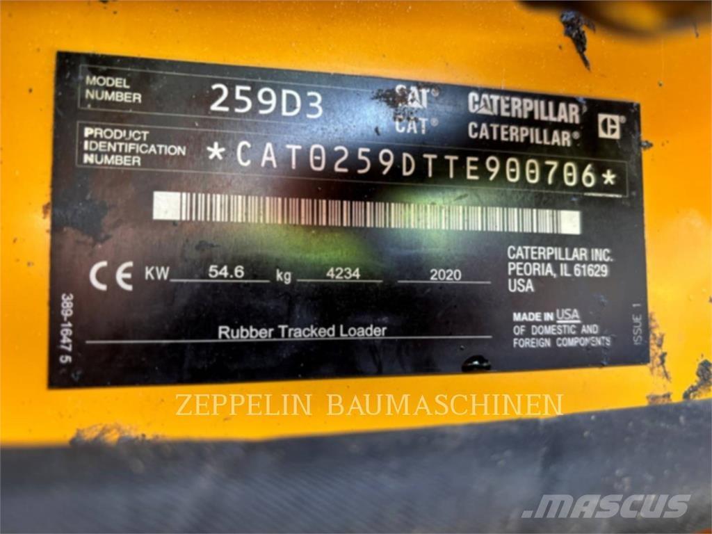 CAT 259D لوادر انزلاقية التوجيه