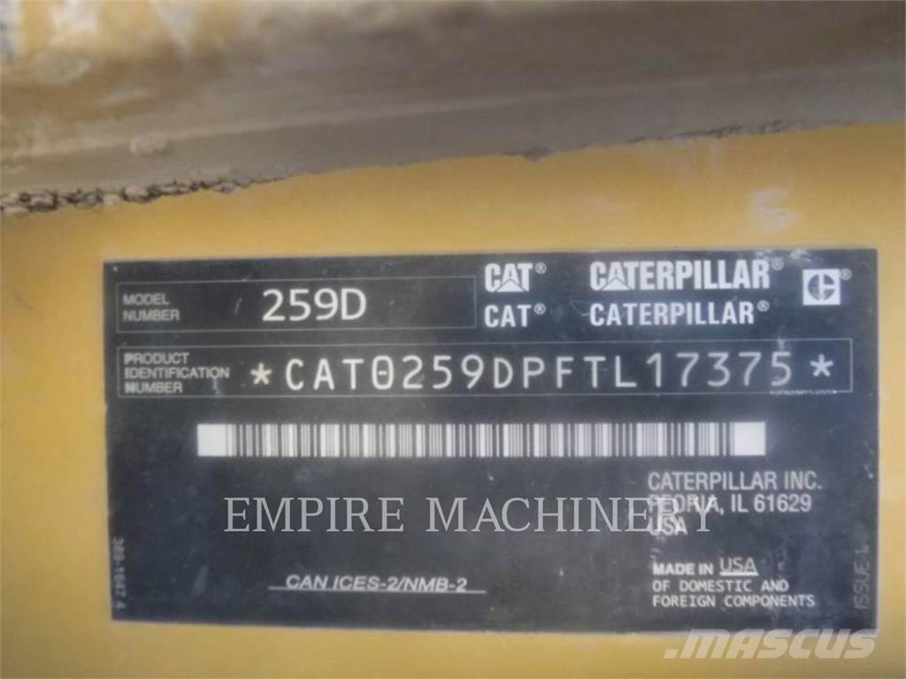 CAT 259D لوادر انزلاقية التوجيه