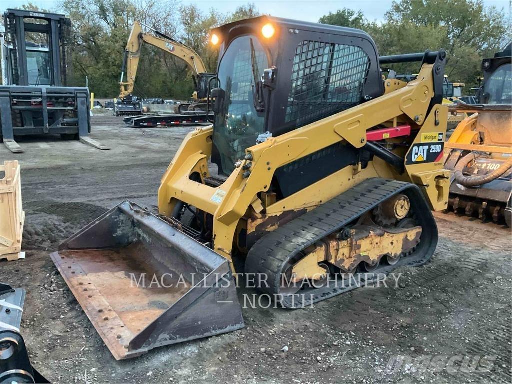 CAT 259D A2Q لوادر انزلاقية التوجيه
