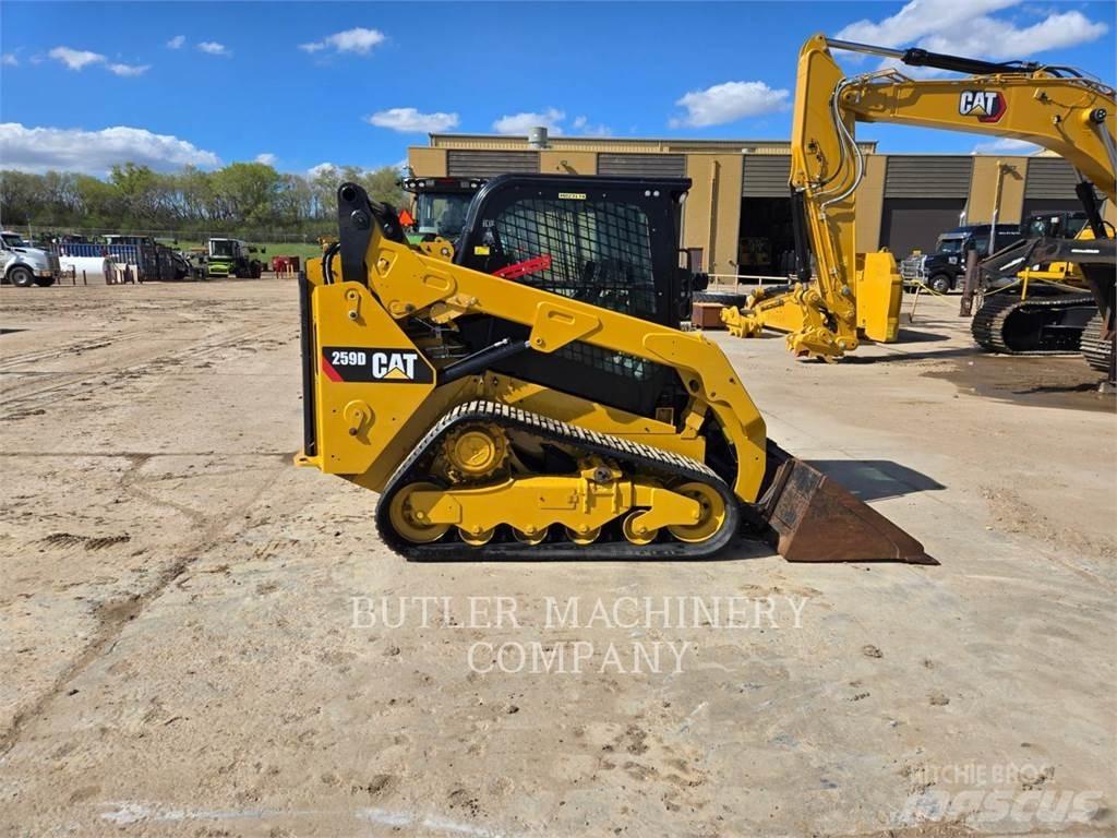 CAT 259D C3H2 لوادر انزلاقية التوجيه