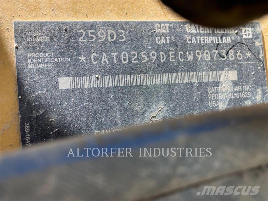 CAT 259D3 لوادر انزلاقية التوجيه