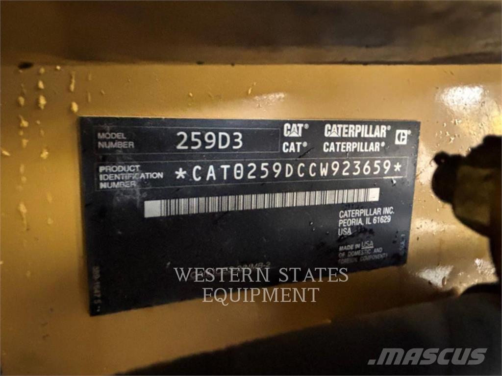 CAT 259D3 لوادر انزلاقية التوجيه
