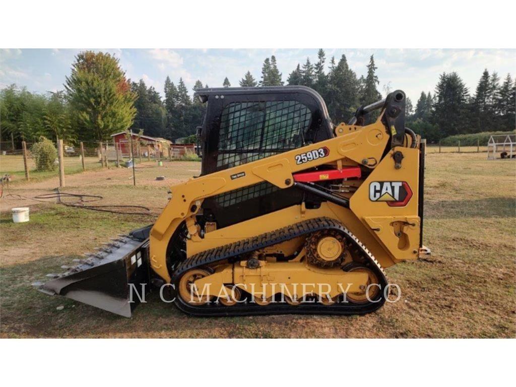 CAT 259D3 H2CB لوادر انزلاقية التوجيه