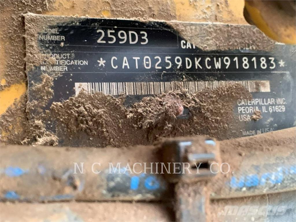 CAT 259D3 H3CB لوادر انزلاقية التوجيه