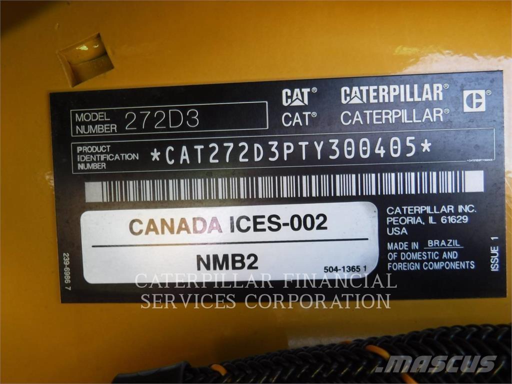 CAT 272D3HF لوادر انزلاقية التوجيه