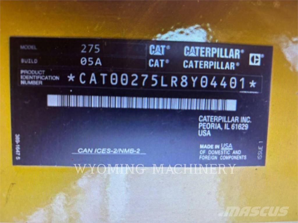 CAT 275 لوادر انزلاقية التوجيه