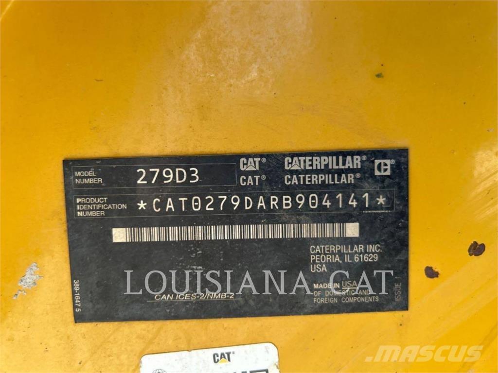 CAT 279D3 لوادر انزلاقية التوجيه