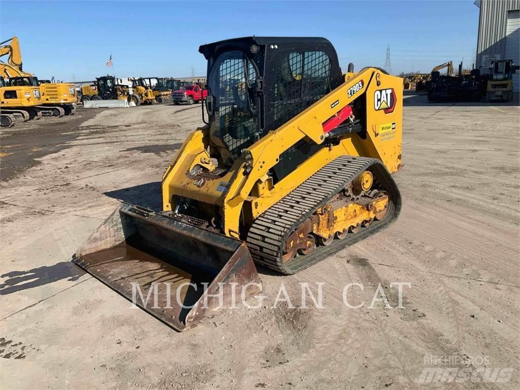 CAT 279D3 AQB لوادر انزلاقية التوجيه