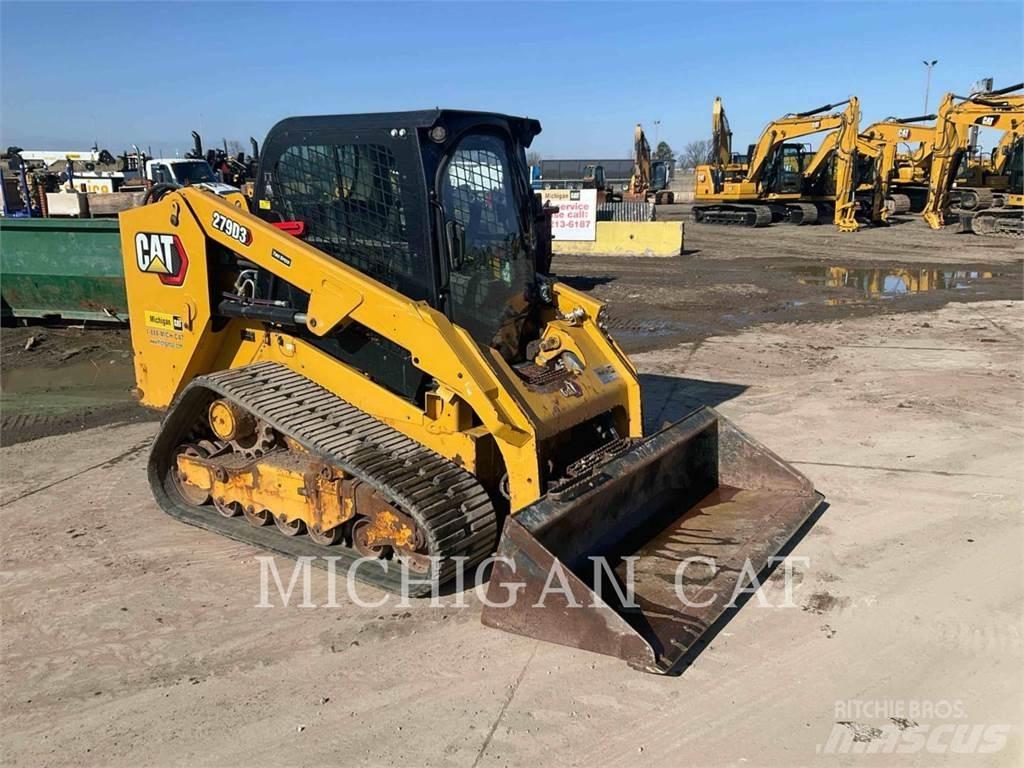 CAT 279D3 AQB لوادر انزلاقية التوجيه