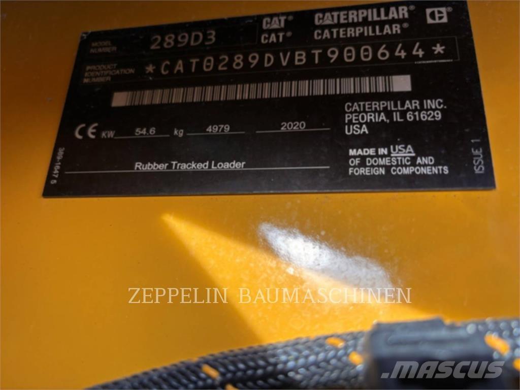 CAT 289D لوادر انزلاقية التوجيه