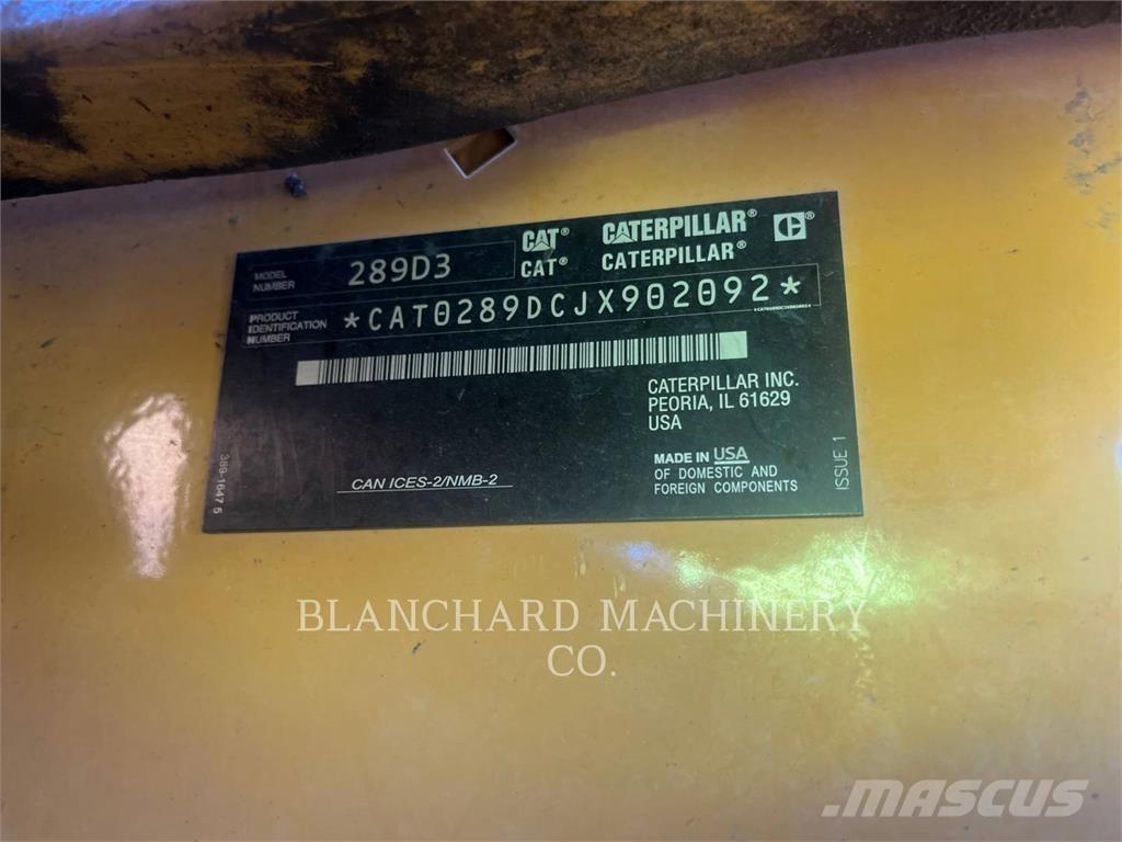CAT 289D3 لوادر زحافة