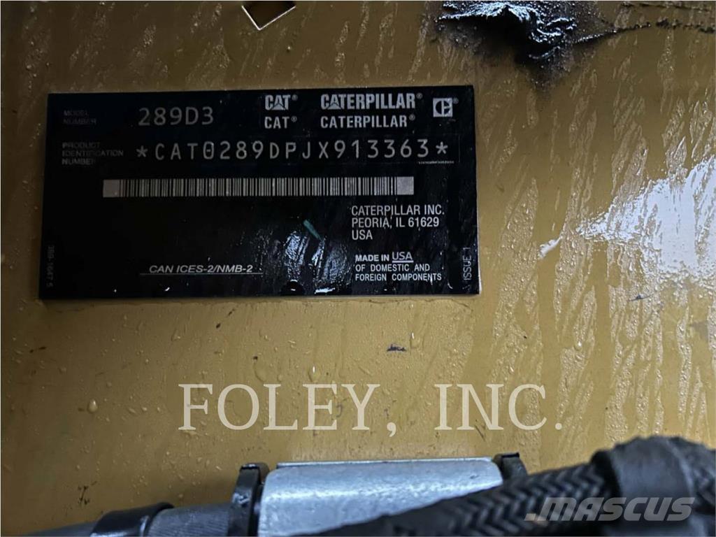 CAT 289D3 لوادر زحافة