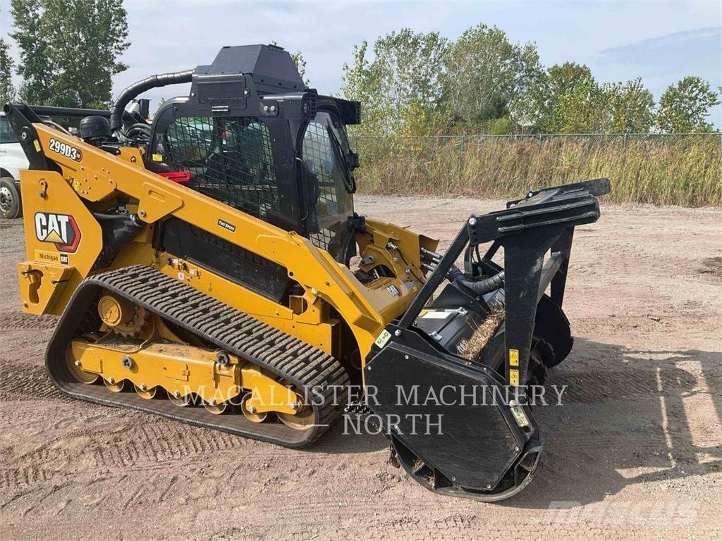 CAT 299D3XE D2AQBRW لوادر انزلاقية التوجيه