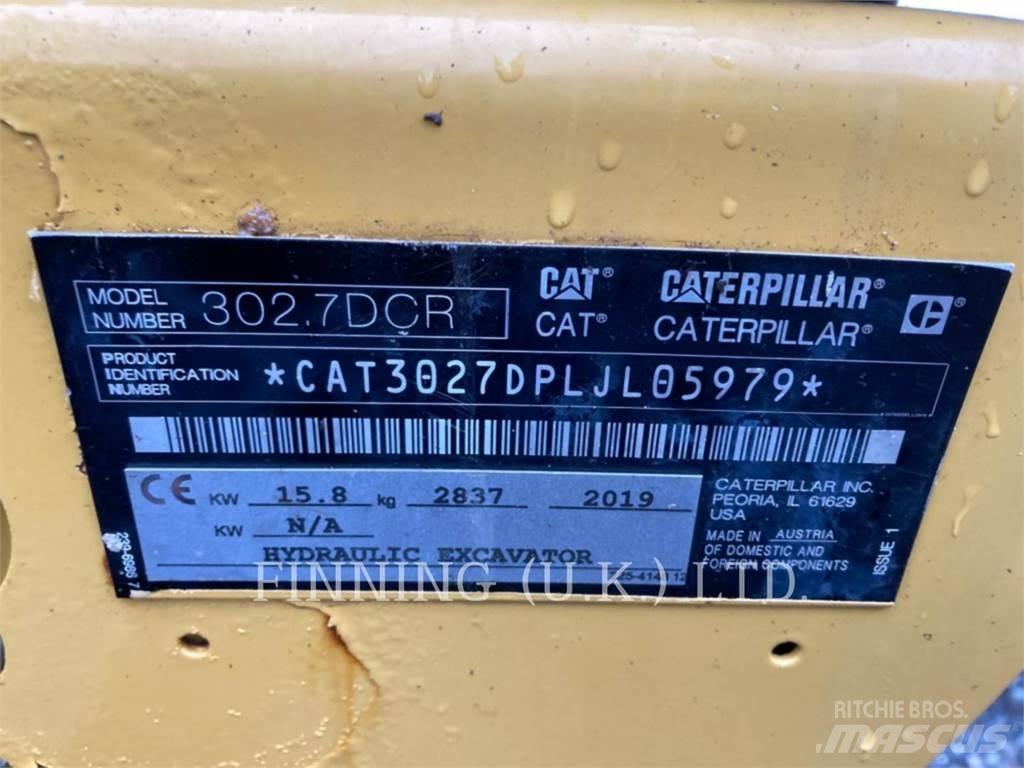 CAT 302.7D CAB حفارات زحافة