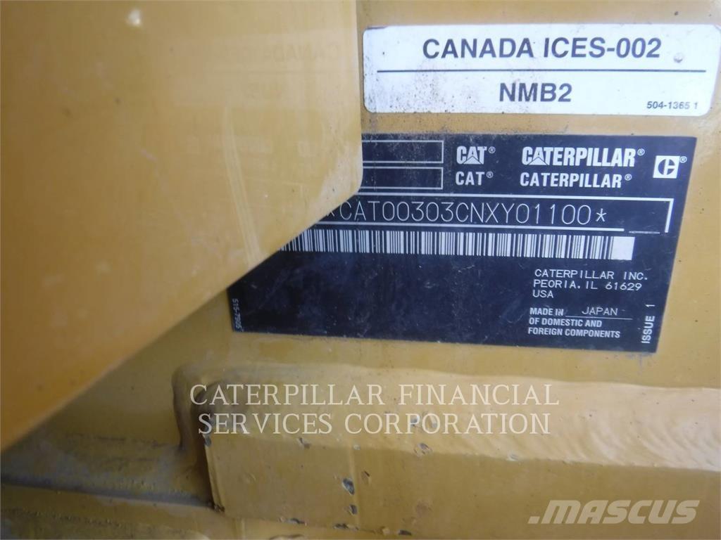 CAT 303-07CR حفارات زحافة