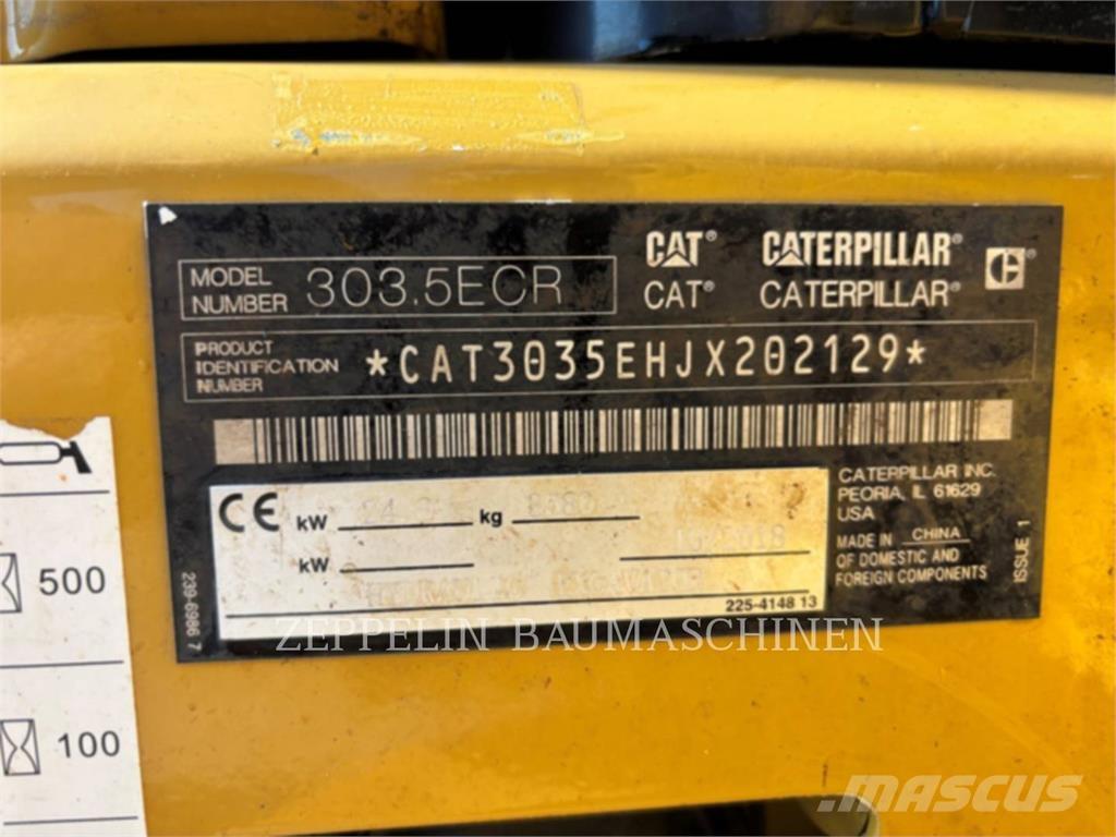 CAT 303.5ECR حفارات زحافة