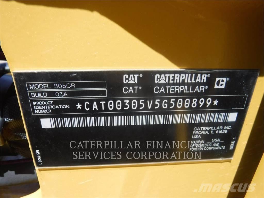 CAT 305-07CR حفارات زحافة