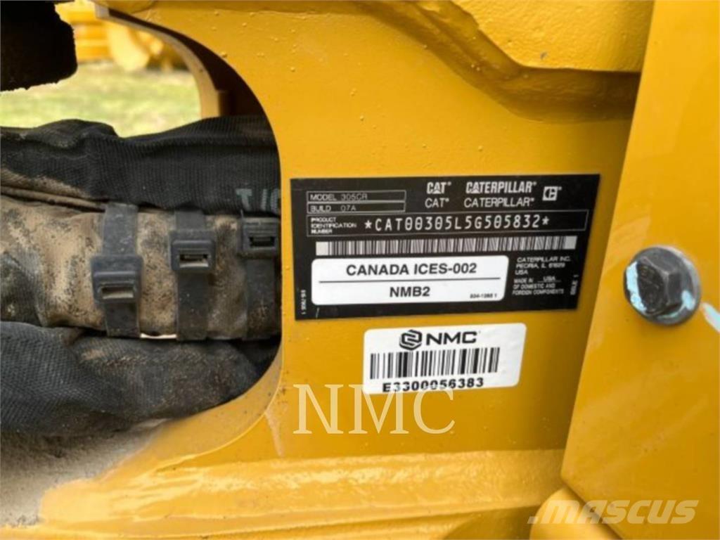 CAT 305-07CR حفارات زحافة