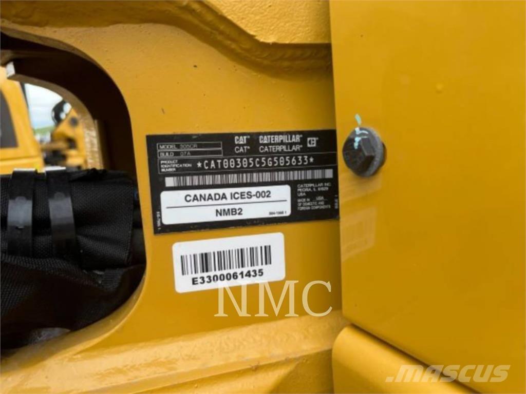 CAT 305-07CR حفارات زحافة