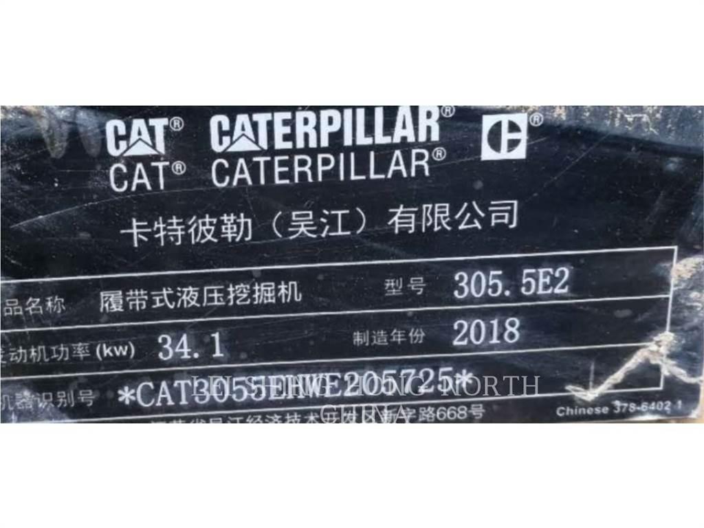 CAT 305.5E2 حفارات زحافة