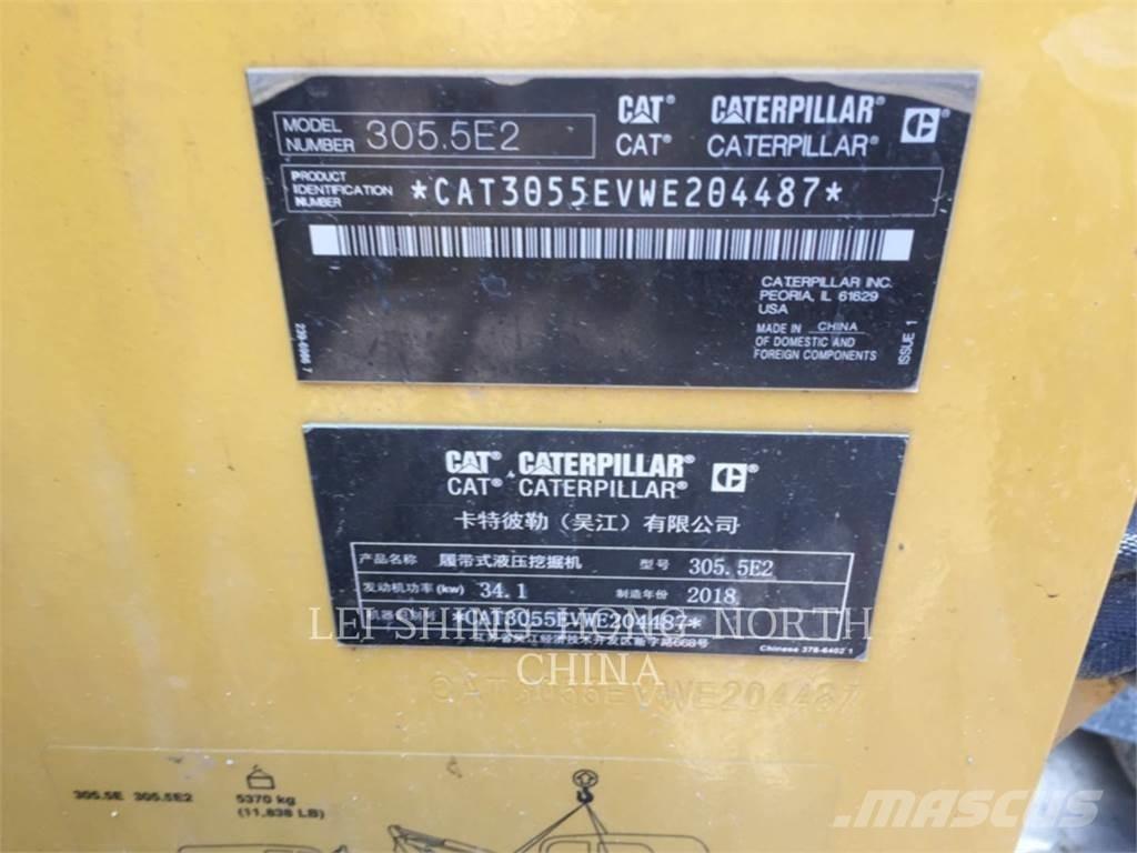 CAT 305.5E2 حفارات زحافة