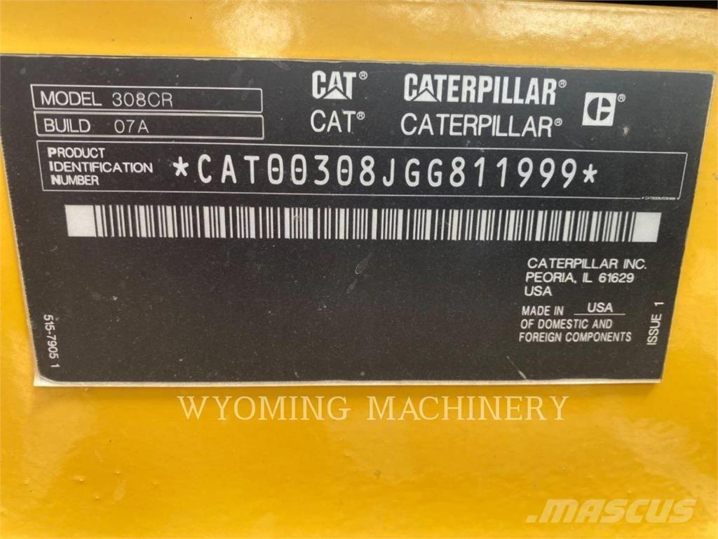 CAT 308 حفارات زحافة