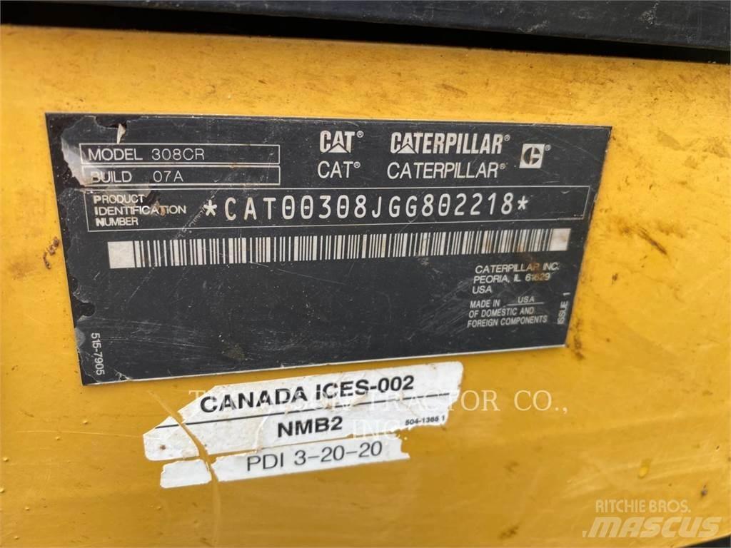 CAT 308CR حفارات زحافة