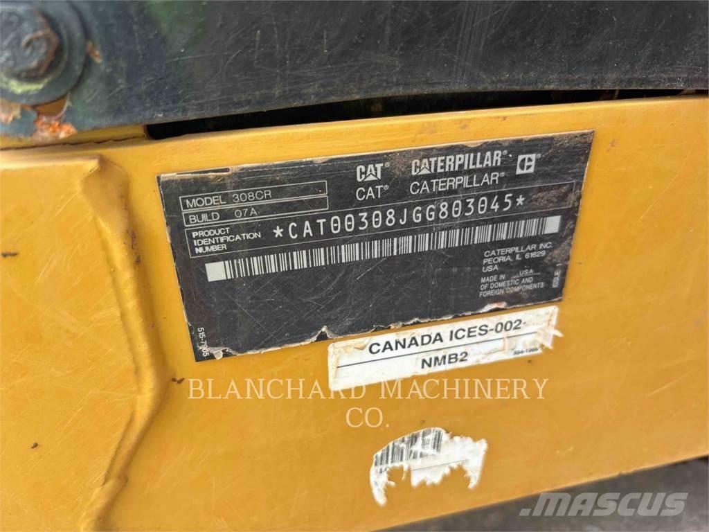 CAT 308CR حفارات زحافة