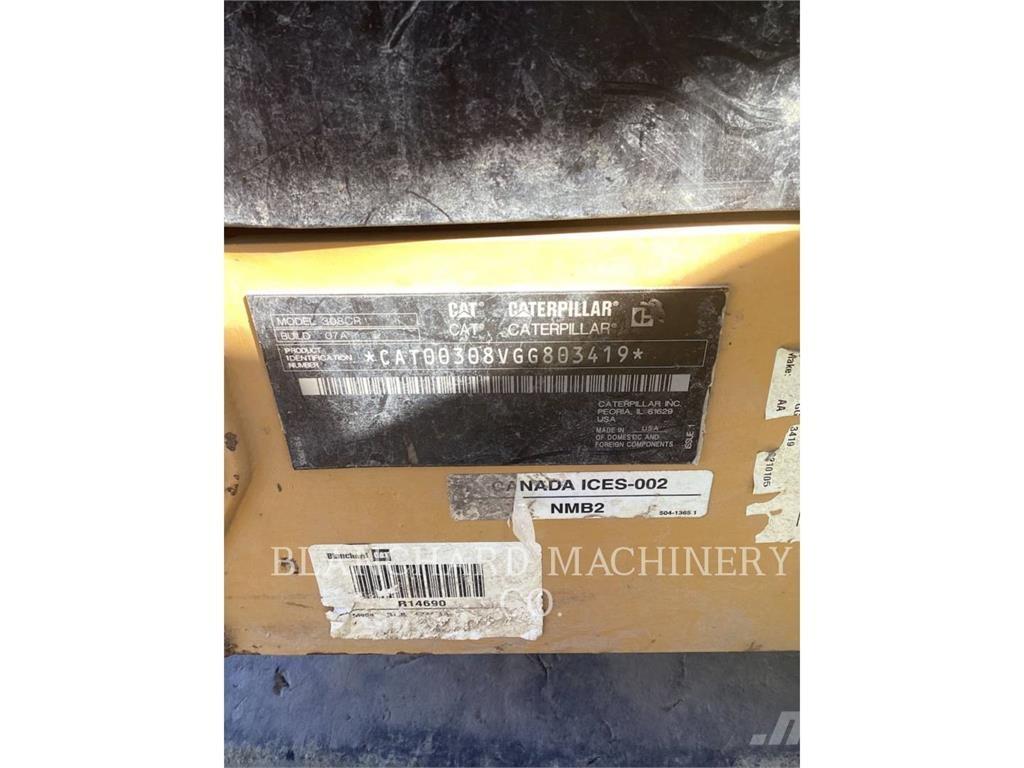 CAT 308CR حفارات زحافة