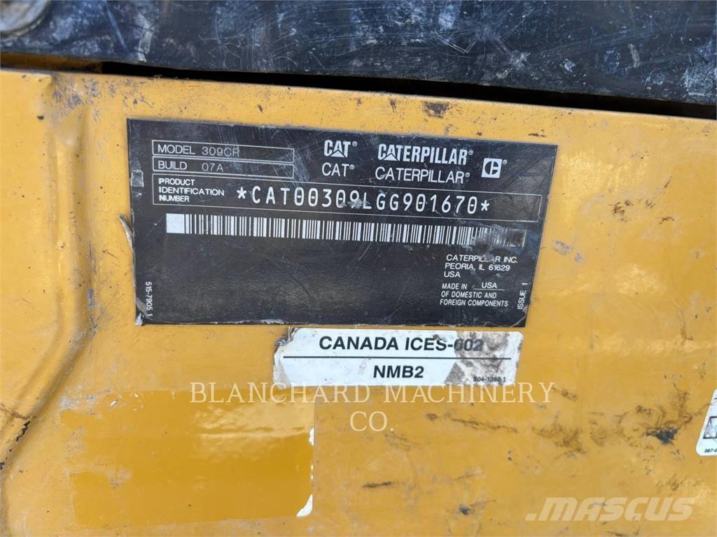 CAT 309CR حفارات زحافة