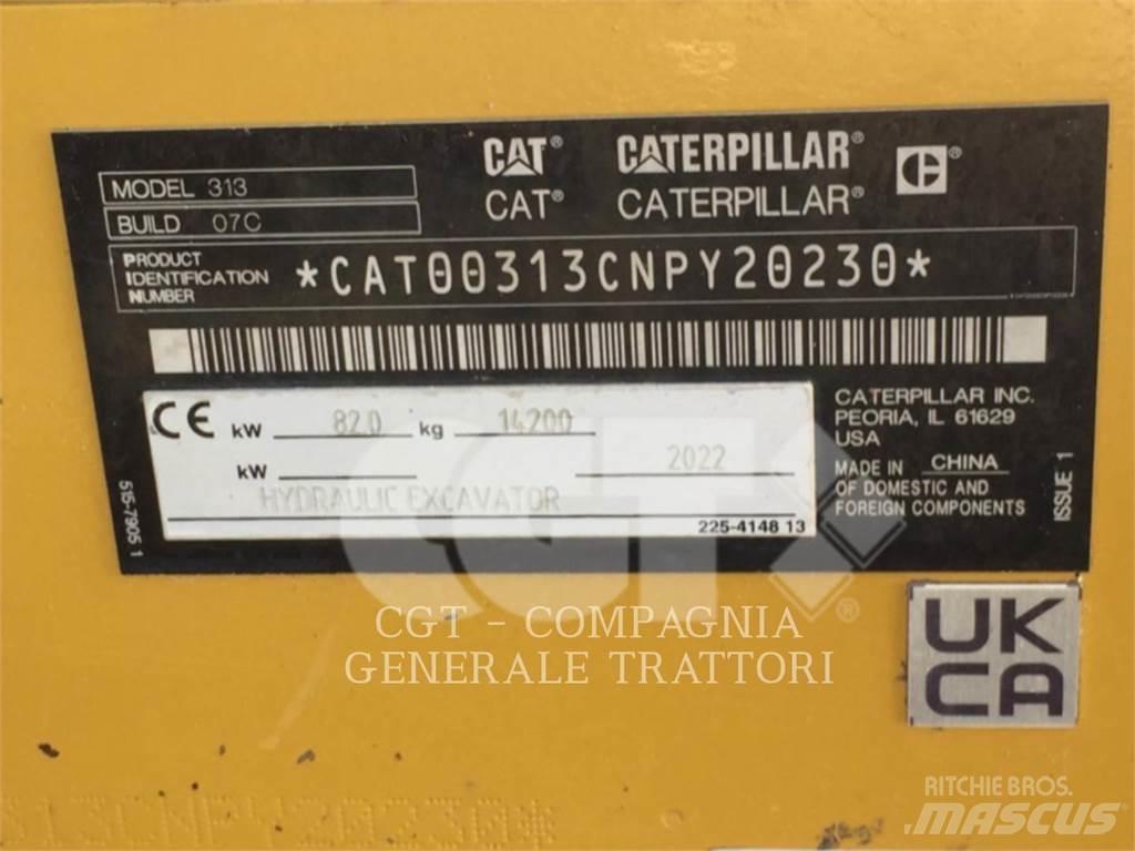 CAT 313 NG حفارات زحافة
