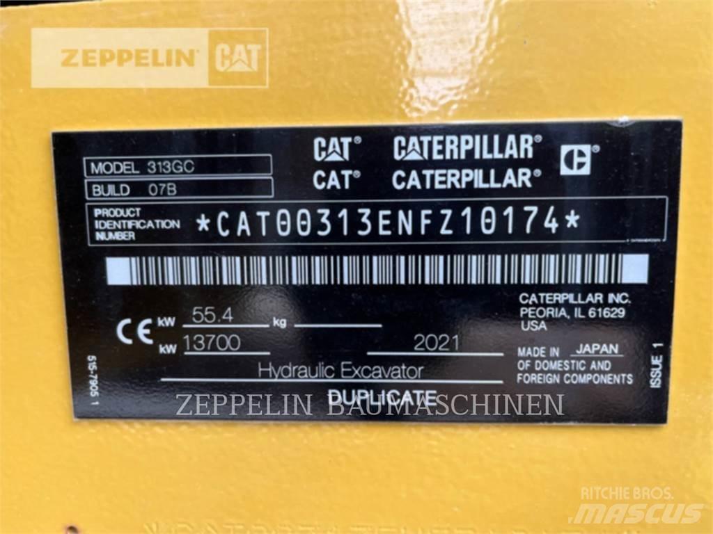 CAT 313GC حفارات زحافة