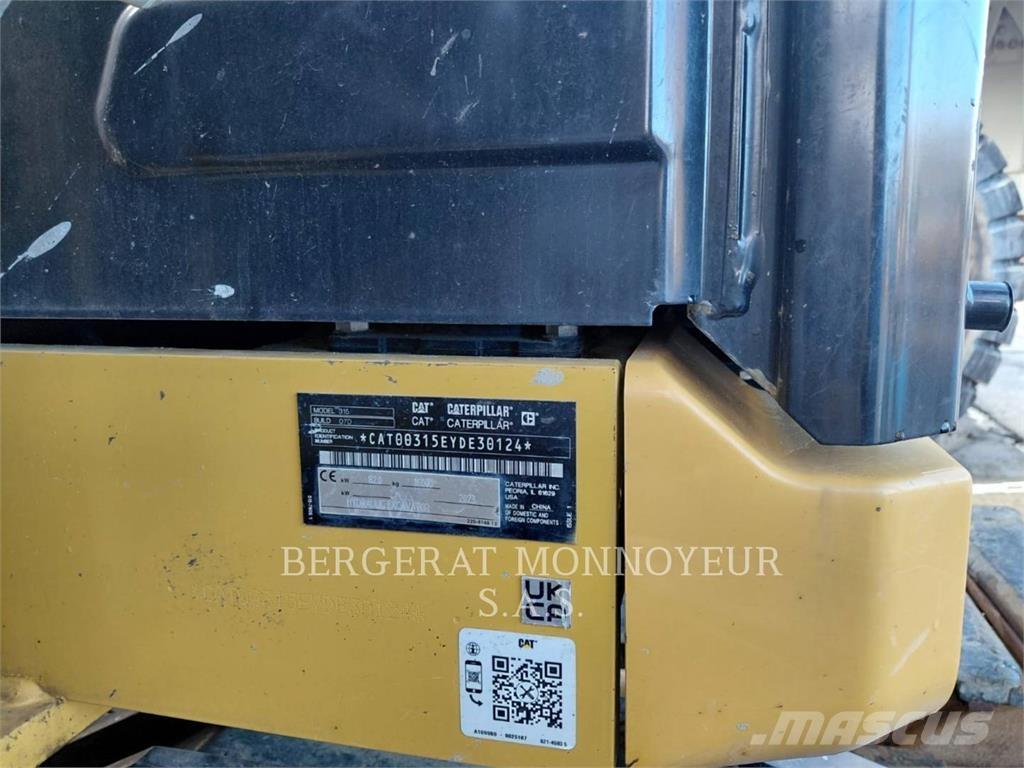 CAT 315 حفارات زحافة