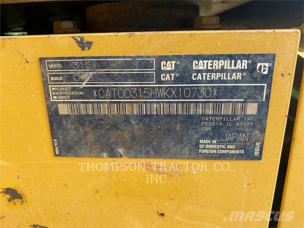 CAT 315 حفارات زحافة