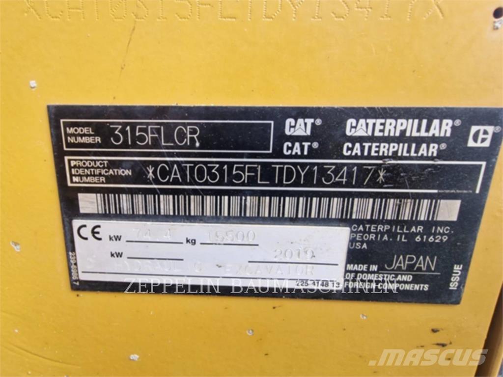 CAT 315FL حفارات زحافة