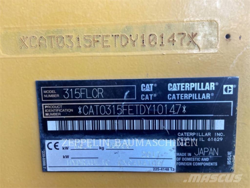 CAT 315FL حفارات زحافة