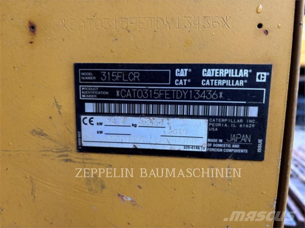 CAT 315FL حفارات زحافة