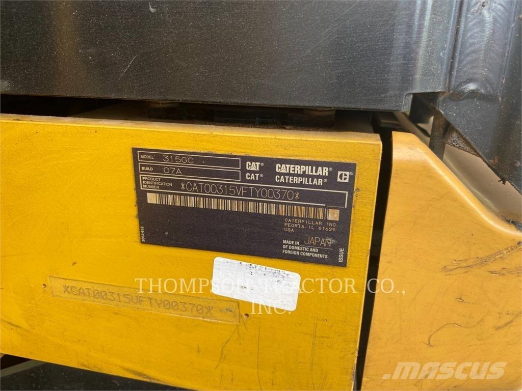 CAT 315GC حفارات زحافة