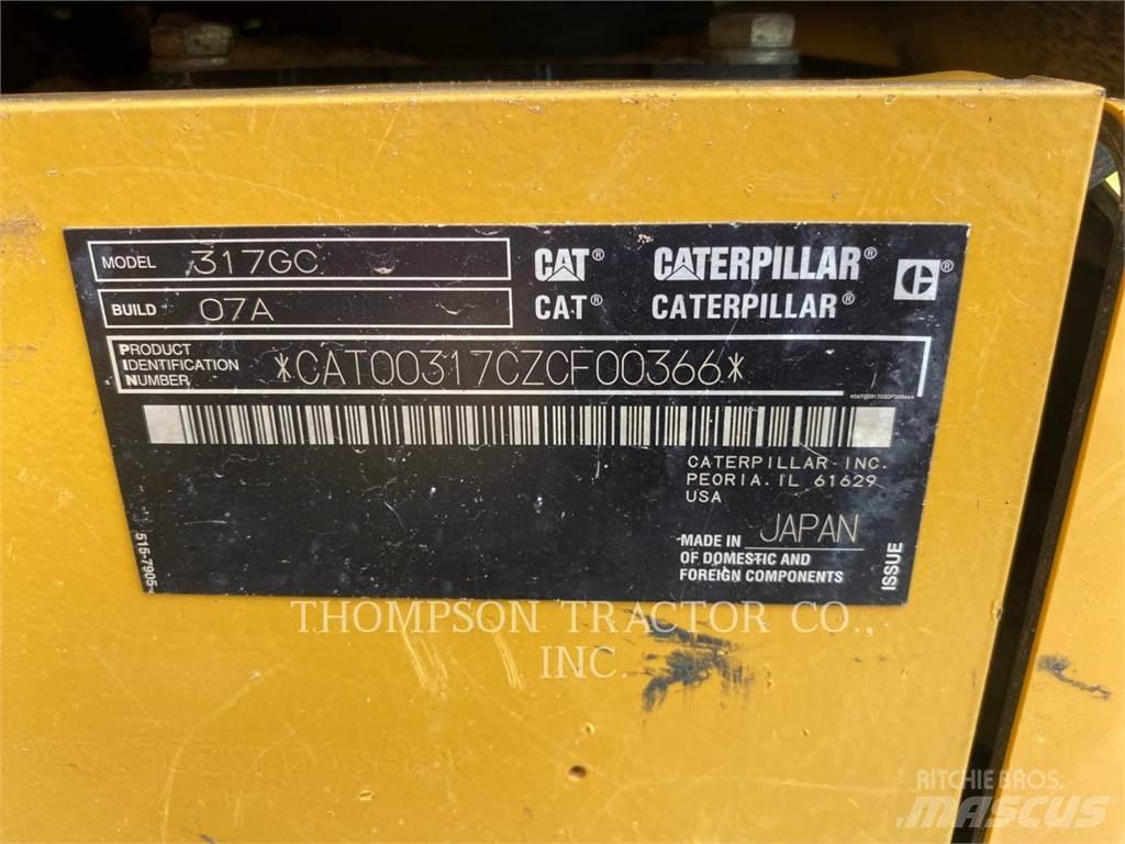 CAT 317 GC حفارات زحافة