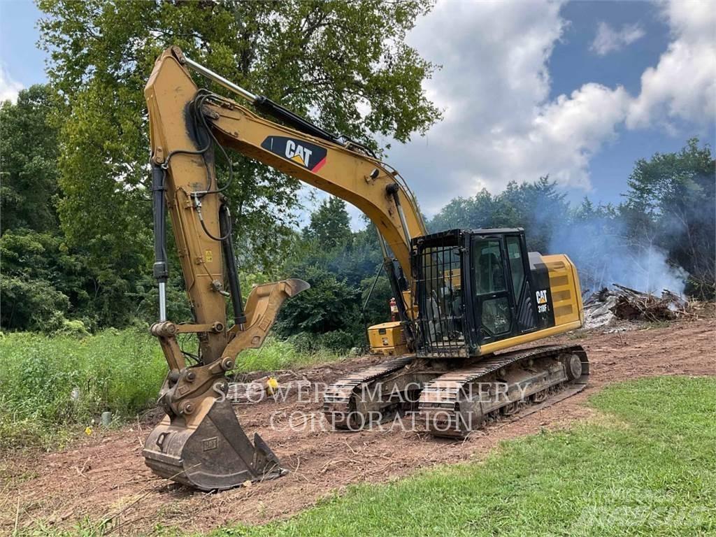 CAT 318FL حفارات زحافة