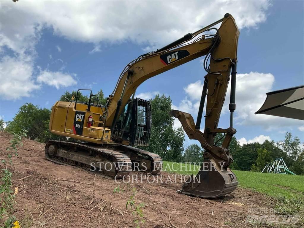 CAT 318FL حفارات زحافة