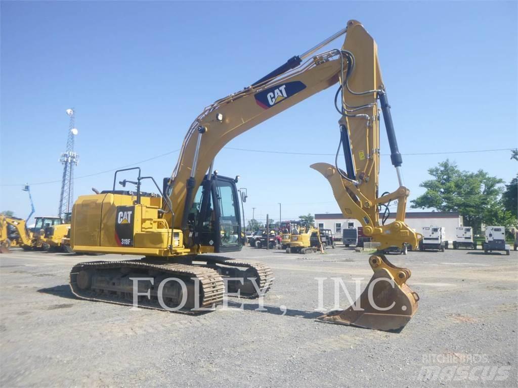 CAT 318FL حفارات زحافة